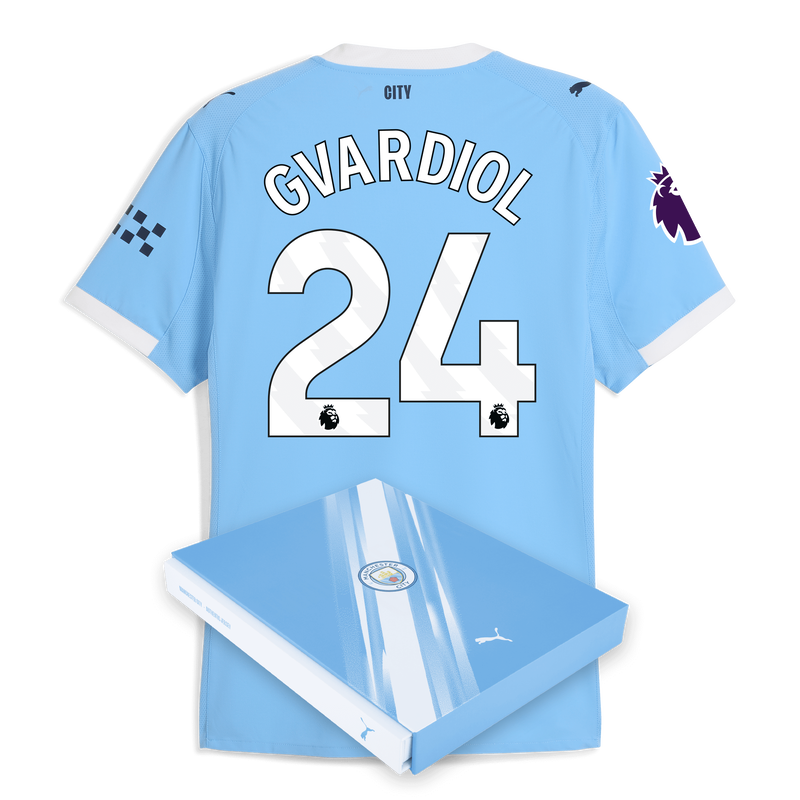 MENS AUTHENTIC Home SHIRT SS-GVARDIOL-24-EPL-PL - 