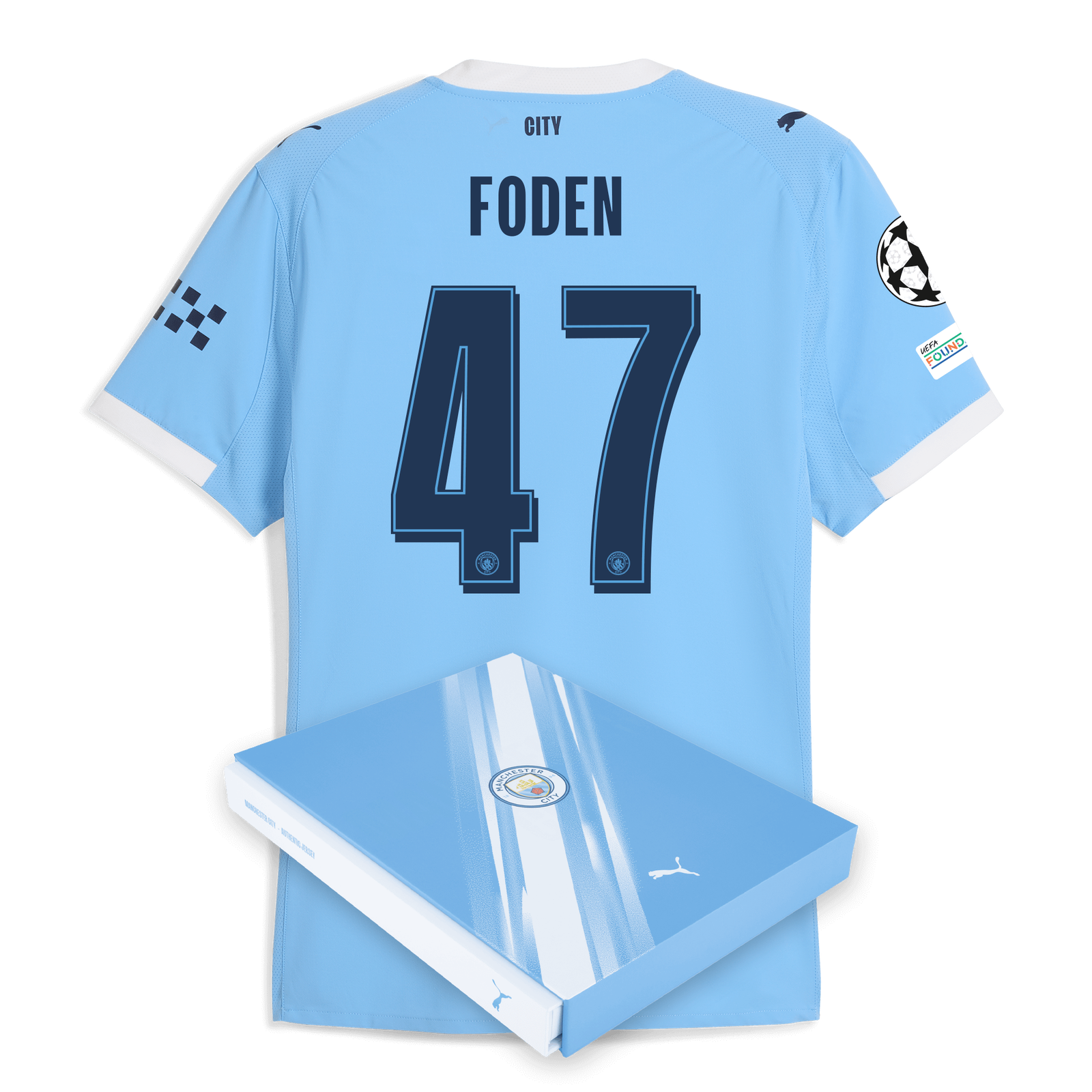 マンチェスター・シティ FODEN 47 ユニフォーム マンチェスター・シティ 2025/26 アセンティック ホーム
