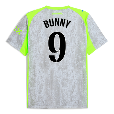 Manchester City Third Jersey 2025/26 With BUNNY 9 Printing