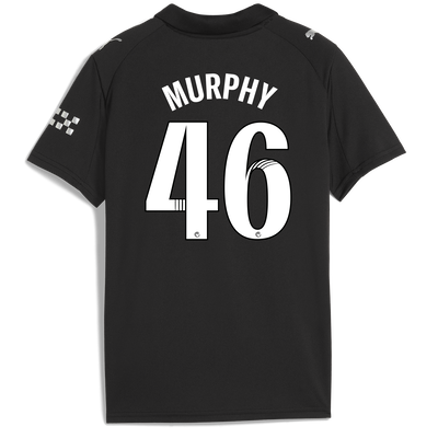 Kids' Manchester City Away Jersey 2025/26 With MURPHY 46 Printing