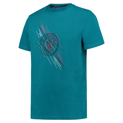 T-shirt graphique avec écusson Manchester City Rivers