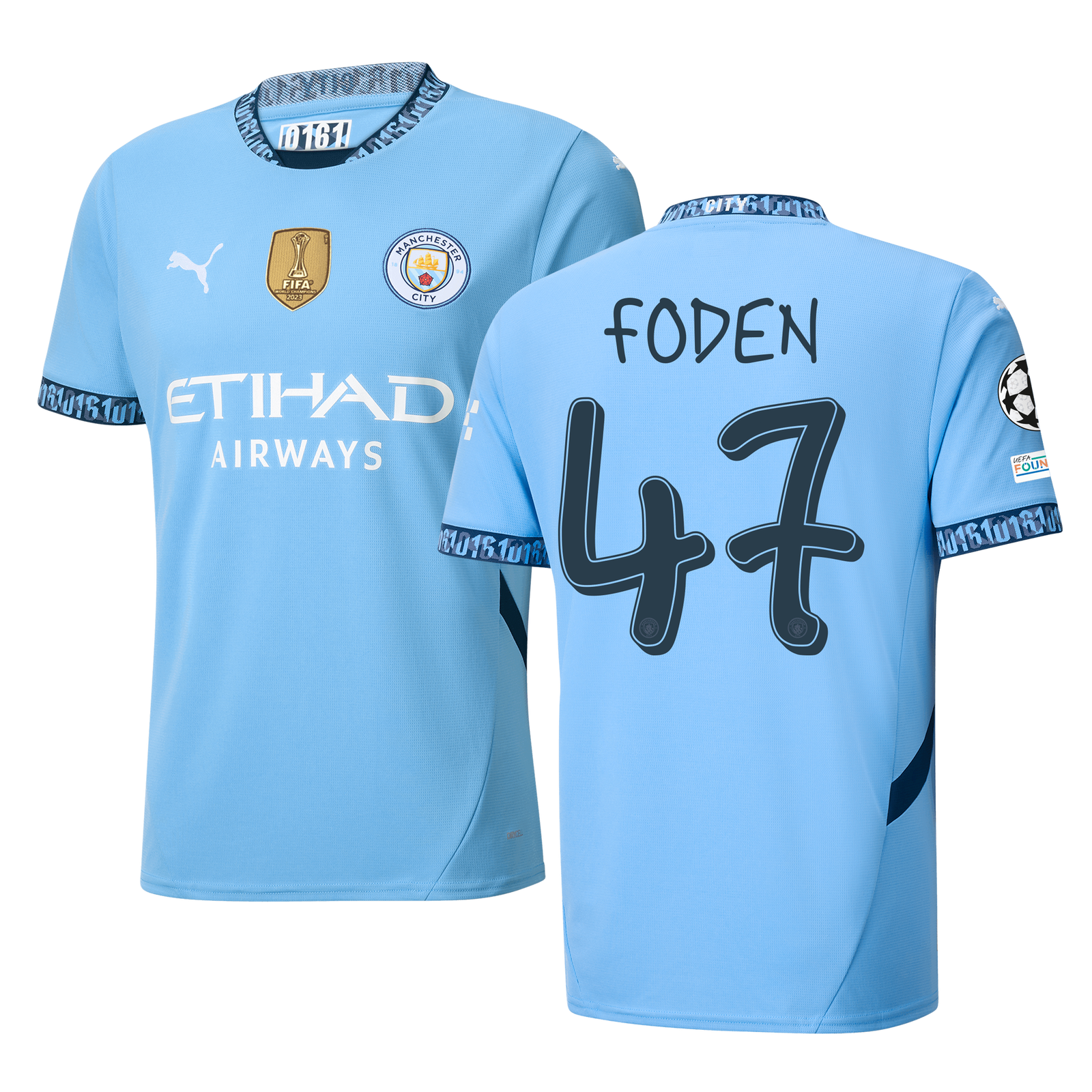 売れ筋・人気アイテム 商品 マンチェスターシティホームジャージ2024/25、FODEN 47プリント ウェア