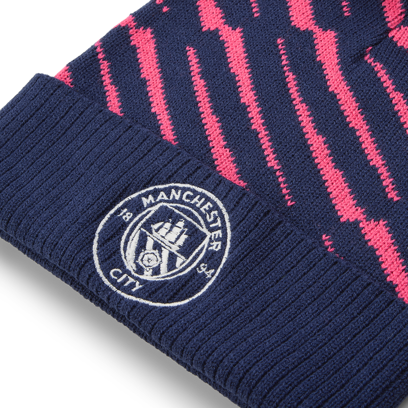 MCFC UCL LIGHTNING BEANIE - navy