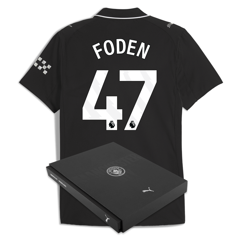 MENS AUTHENTIC Away SHIRT SS-FODEN-47-EPL-PL - 