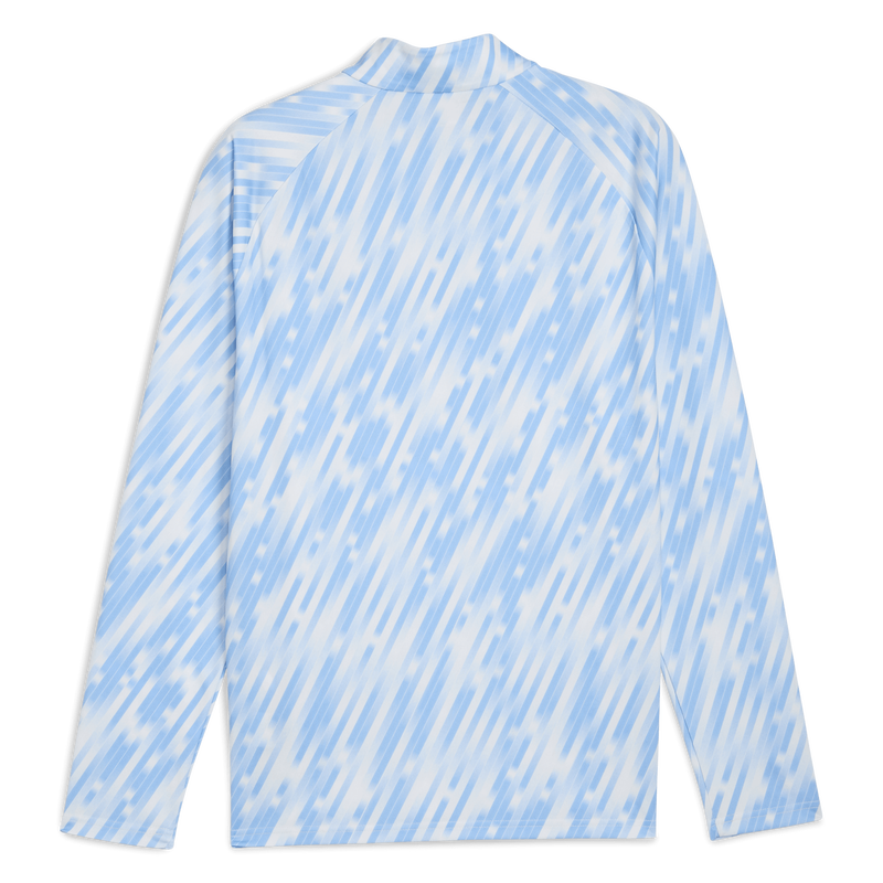 MCFC MW MENS PREMATCH 1/4 ZIP TOP - blue