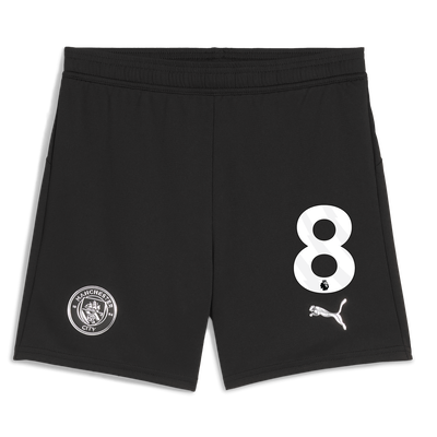 Manchester City Kinder Voetbalshort 2025/26 met rugnummer #8