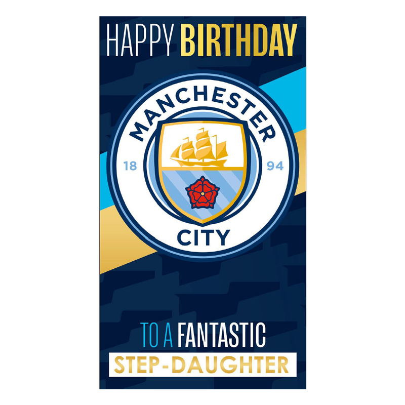 Man City 'Happy Birthday' Relation Card navy - Check out all Manchester City office products online - Official Manchester City FC store