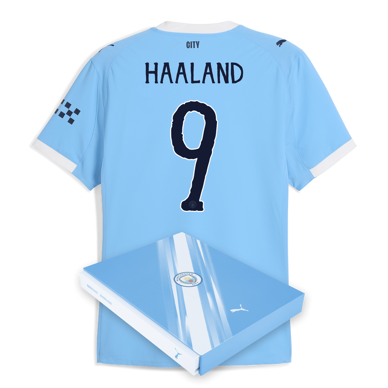MENS AUTHENTIC Home SHIRT SS-HAALAND-9-EPL-PL - 