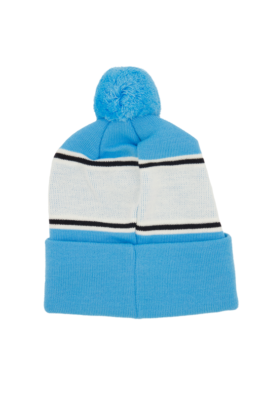 MCFC FW BOBBLE BRONX BEANIE P - blue