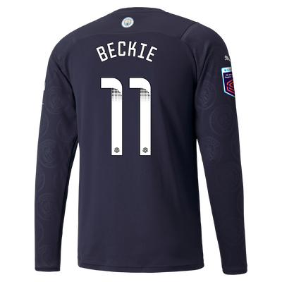 Camiseta Manga Larga 3ª Equipación Manchester City 21/22 con estampado de Janine Beckie