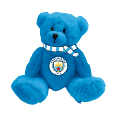 Manchester City Fluffy Teddy Bear