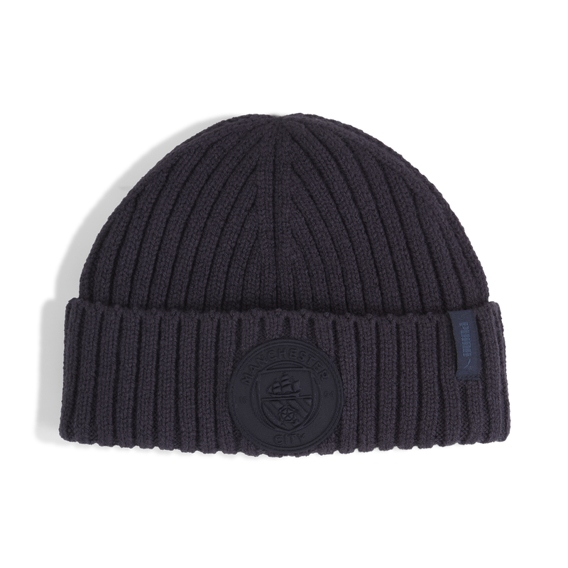 MCFC LW MONOCHRM FISHER BEANIE - navy