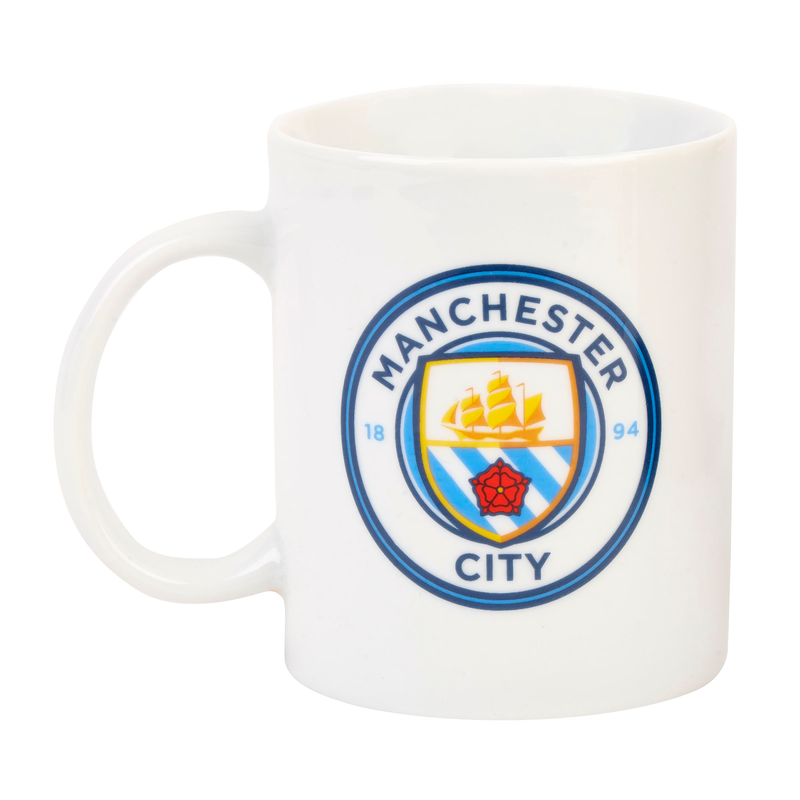 MCFC FW MUG & KEYRING SET F - white