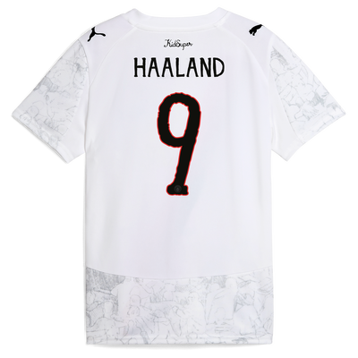 Kids' Manchester City KidSuper Jersey 2025/26 With HAALAND 9 printing