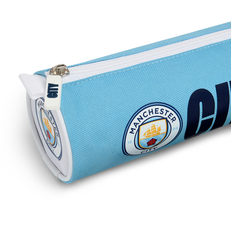 MCFC FW  BARREL PENCIL CASE - blue