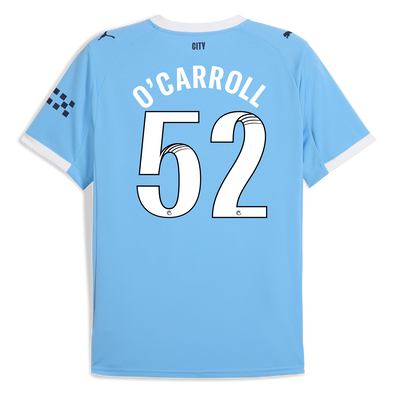 Camiseta local del Manchester City 2025/26 con estampado O'CARROLL 52