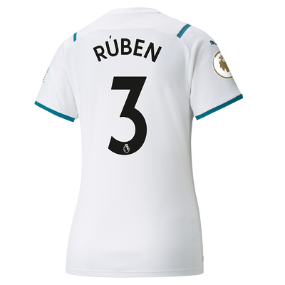 Womens Manchester City Away Shirt 21/22 with Rúben Dias printing