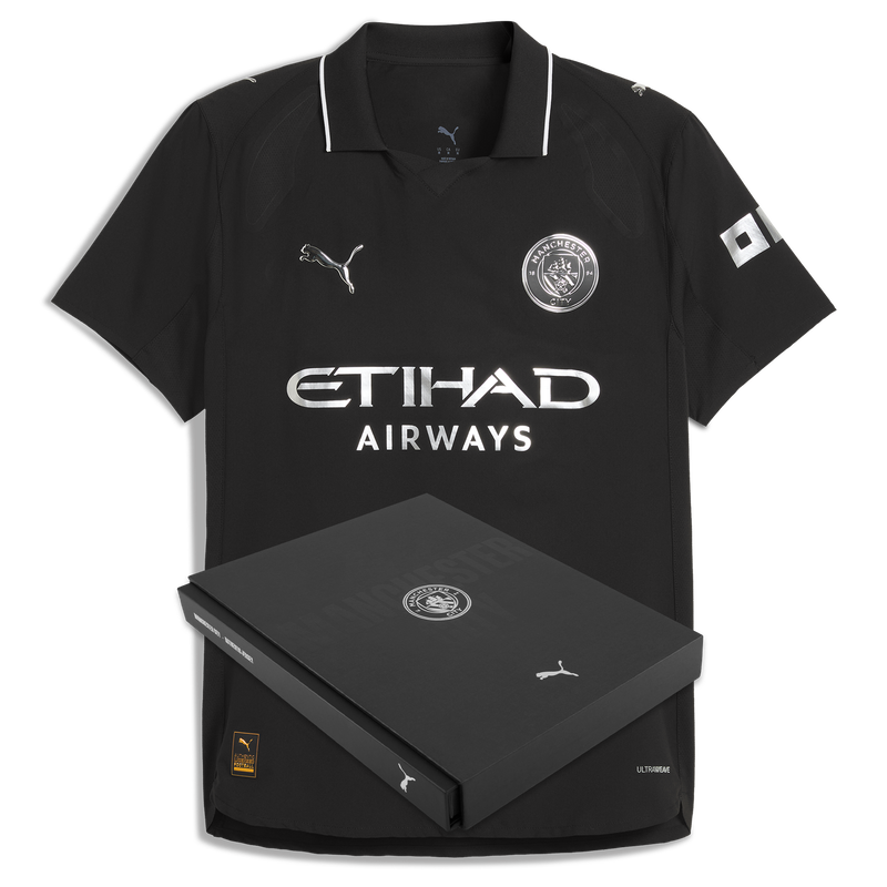 MCFC MW MENS AWAY AUTH JERSEY W/BOX - black