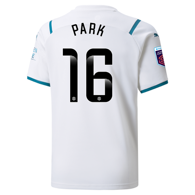 Kids Manchester City Away Shirt 21/22 with Jess Park printing