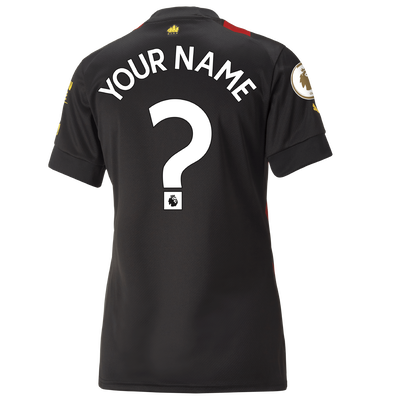 Women's Manchester City Away Jersey 2022/23 with custom printing