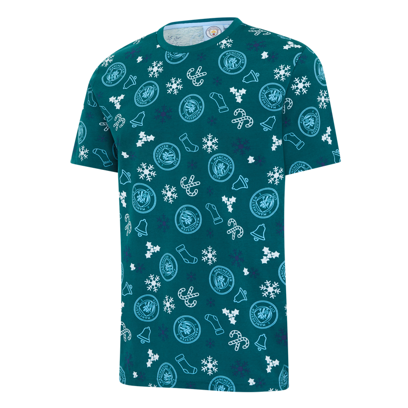 MCFC FW XMAS KIDS PYJAMAS - green