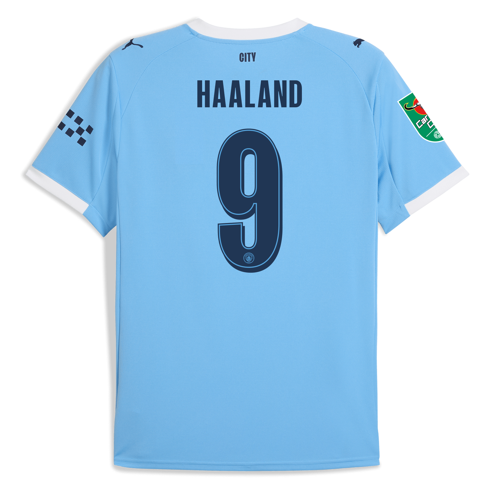Manchester City Home Jersey 2025/26 With HAALAND 9 Printing