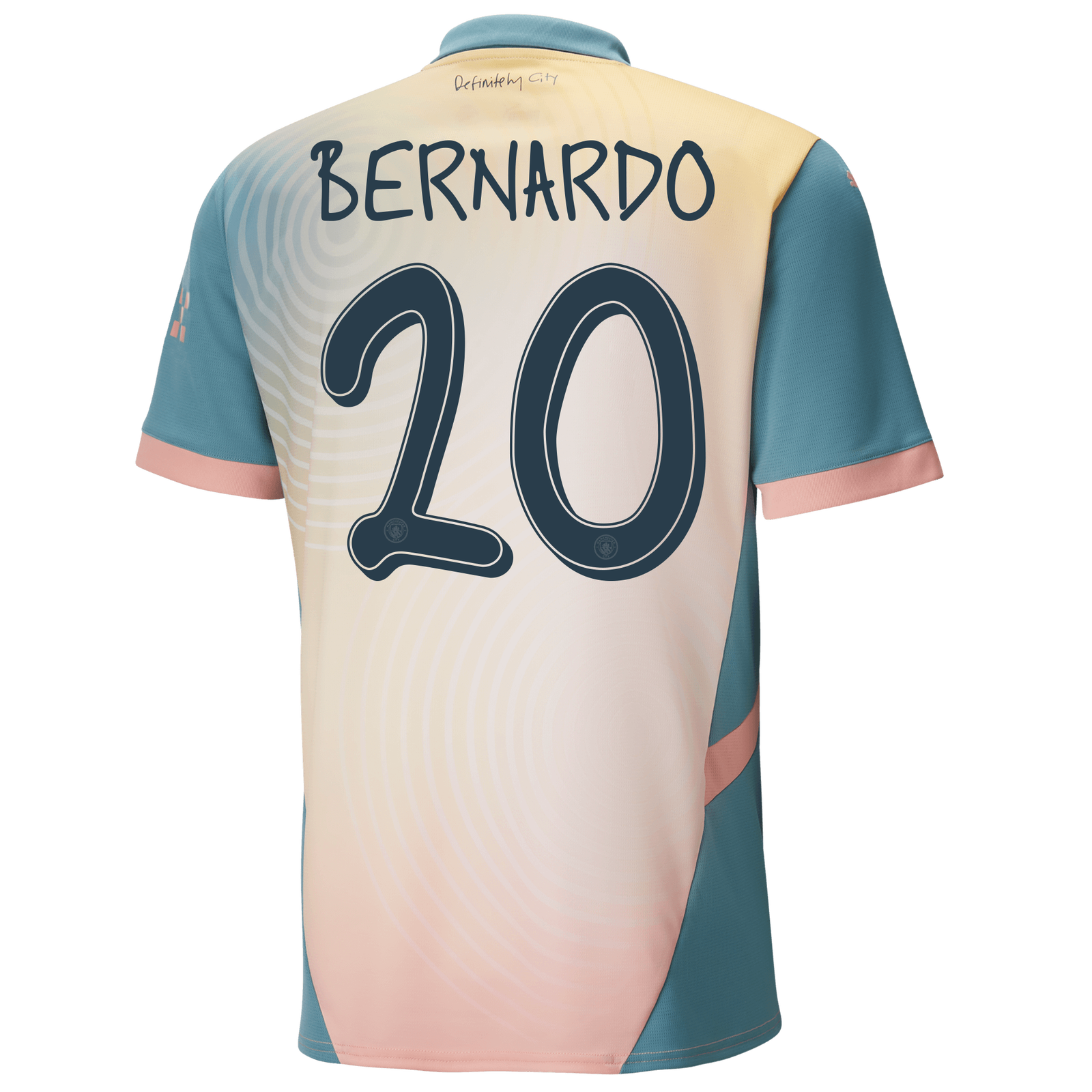 Manchester City Definitely City Jersey 2024 25 With BERNARDO 20 printing