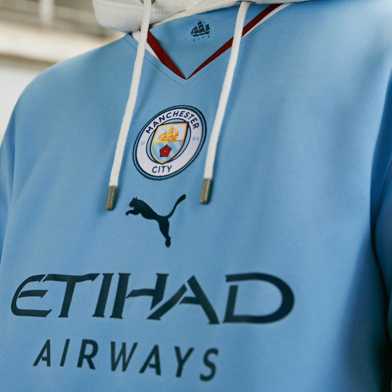 MCFC LW MENS OVERSIZE WINTER JERSEY - team light blue