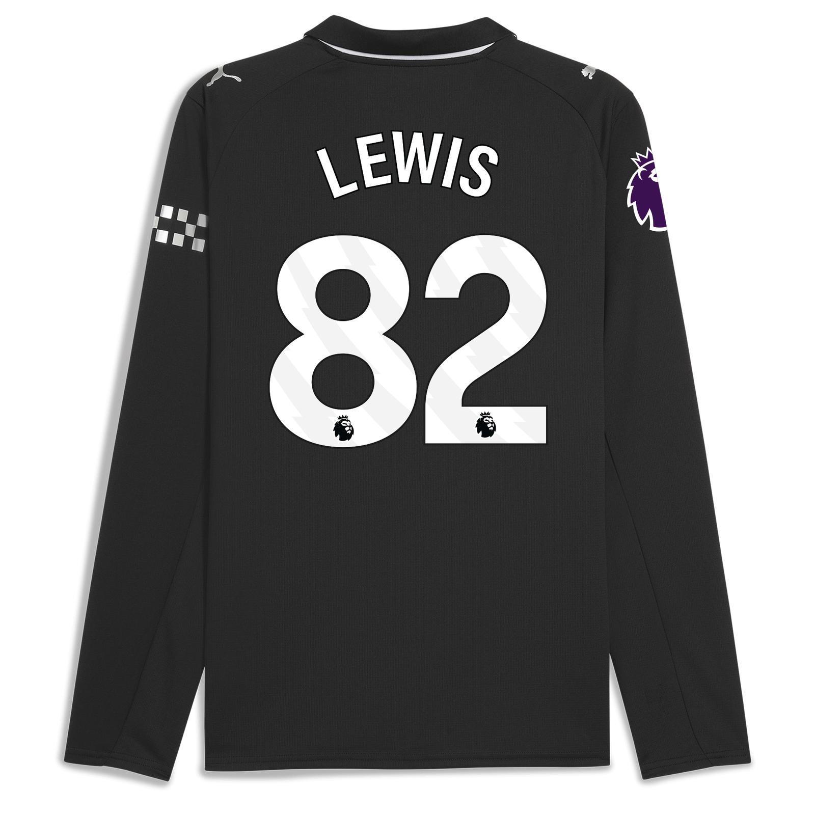 マンチェスター・シティ 2025/26 アウェイ 長袖 LEWIS 82