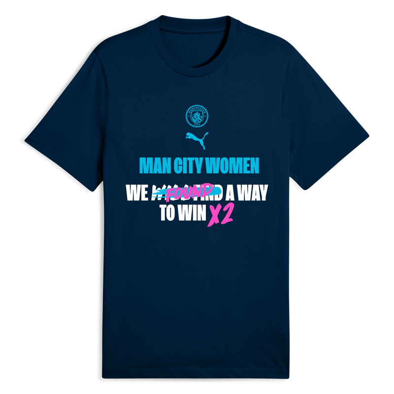 Manchester City Women's Double Winners Tee 2026/27 | Official Man