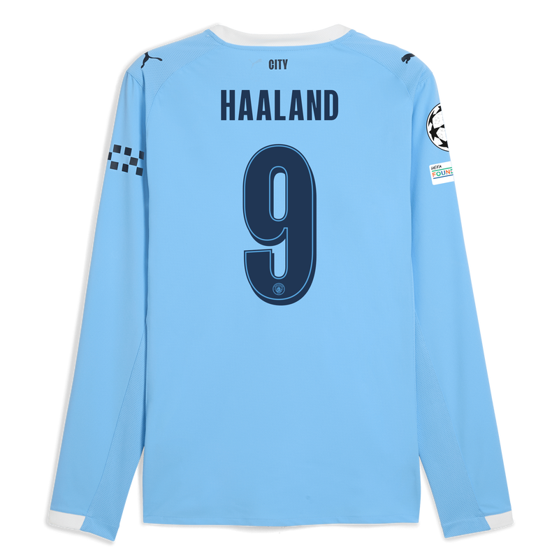 MENS AUTHENTIC Home SHIRT LS-HAALAND-9-EPL-PL - 