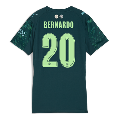 Camiseta para mujer Manchester City EA SPORTS FC 2025/26 con estampado BERNARDO 20