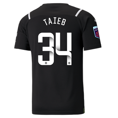 Manchester City Goalkeeper Shirt 21/22 with Karima Benameur Taieb printing