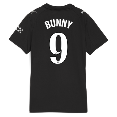 Women's Manchester City Away Jersey 2025/26 With BUNNY 9 Printing