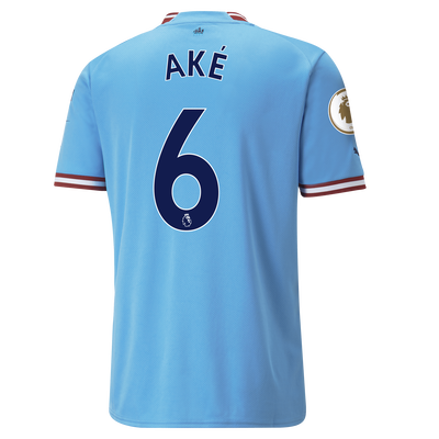 Manchester City Home Jersey 2022/23 with AKÉ 6 printing