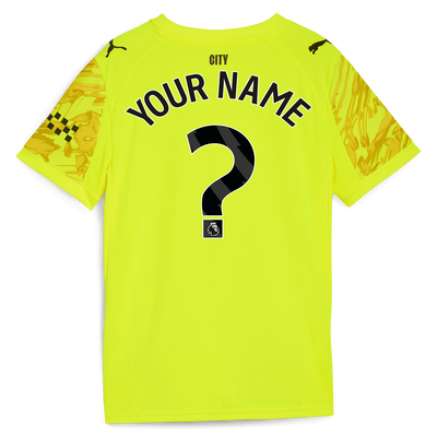 Manchester City Keeper Shirt Kinderen 2025/26 met gepersonaliseerde bedrukking