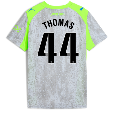 Kids' Manchester City Third Jersey 2025/26 With THOMAS 44 Printing