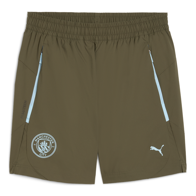 MCFC MENS PUMATECH WVN SHORTS - green