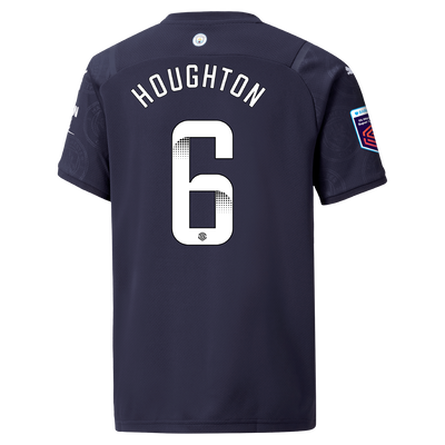 Kids Manchester City 3rd Shirt 21/22 with Steph Houghton printing