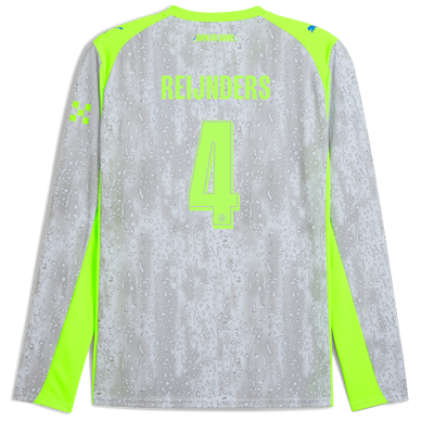 Manchester City Third Jersey 2025/26 Long Sleeve With REIJNDERS 4 Printing