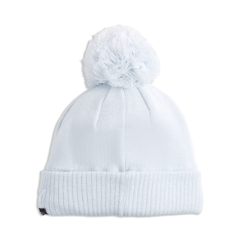 MCFC LW JR ESS BEANIE - Icy Blue-PUMA White