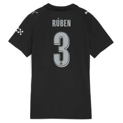 Women's Manchester City Away Jersey 2025/26 With RÚBEN 3 Printing