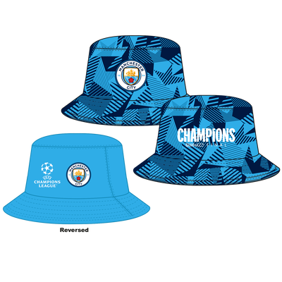 Bucket hat de la Champions UCL del Manchester City