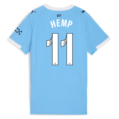Women's Manchester City Home Jersey 2025/26 With HEMP 11 Printing