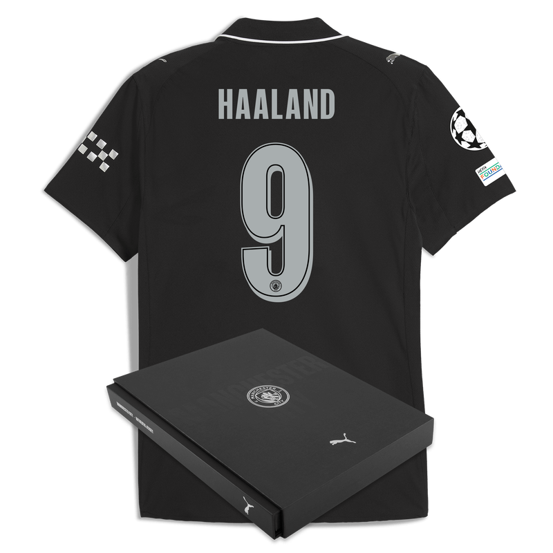 MENS AUTHENTIC Away SHIRT SS-HAALAND-9-EPL-PL - 