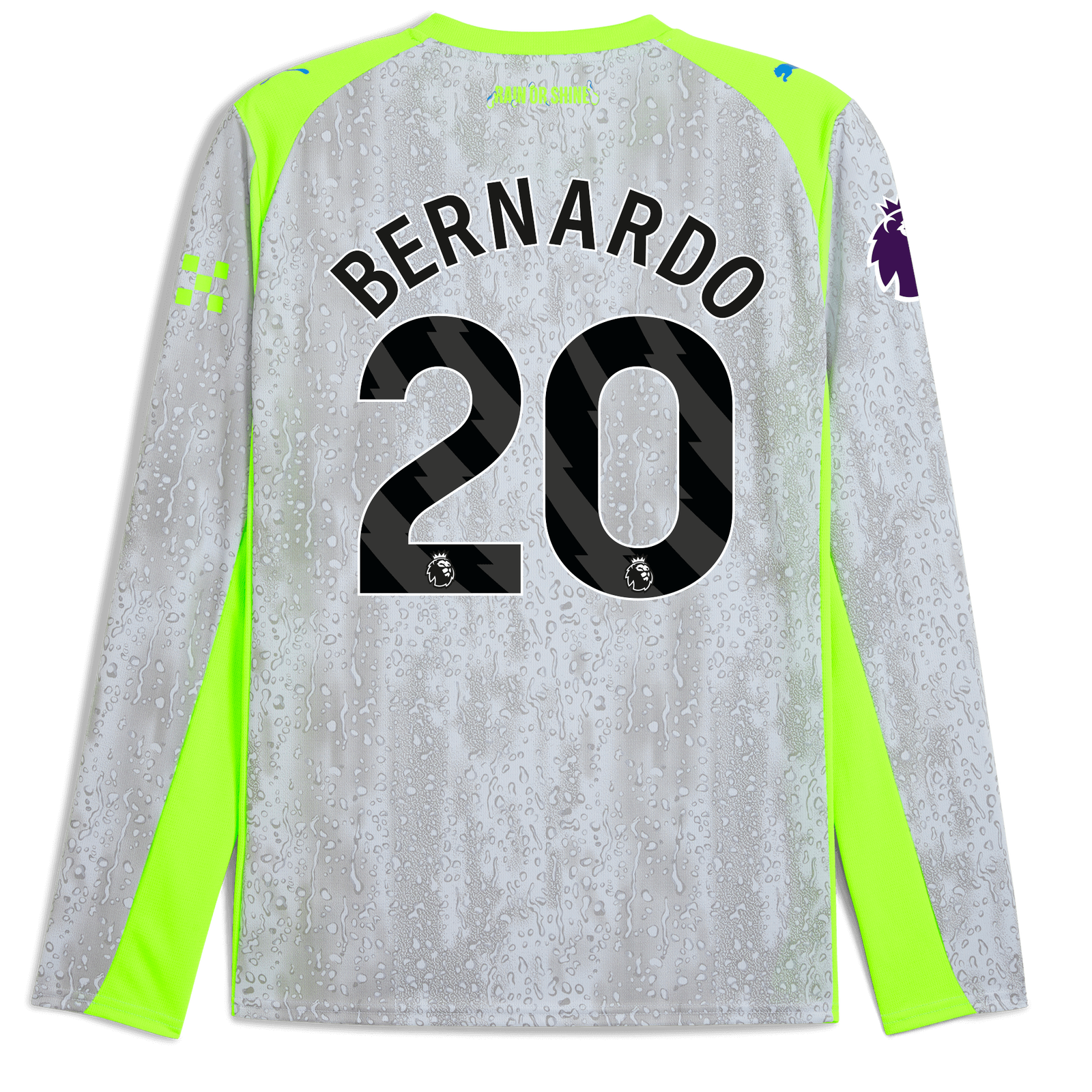Manchester City Third Jersey 2025/26 Long Sleeve With