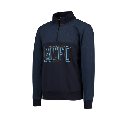 Manchester City Casual Sweatshirt mit 1/4 Reißverschluss