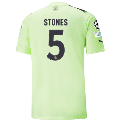 Manchester City Third Jersey 2022/23 with STONES 5 printing