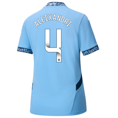 Women's Manchester City Home Jersey 2024/25 With ALEIXANDRI 4 Printing