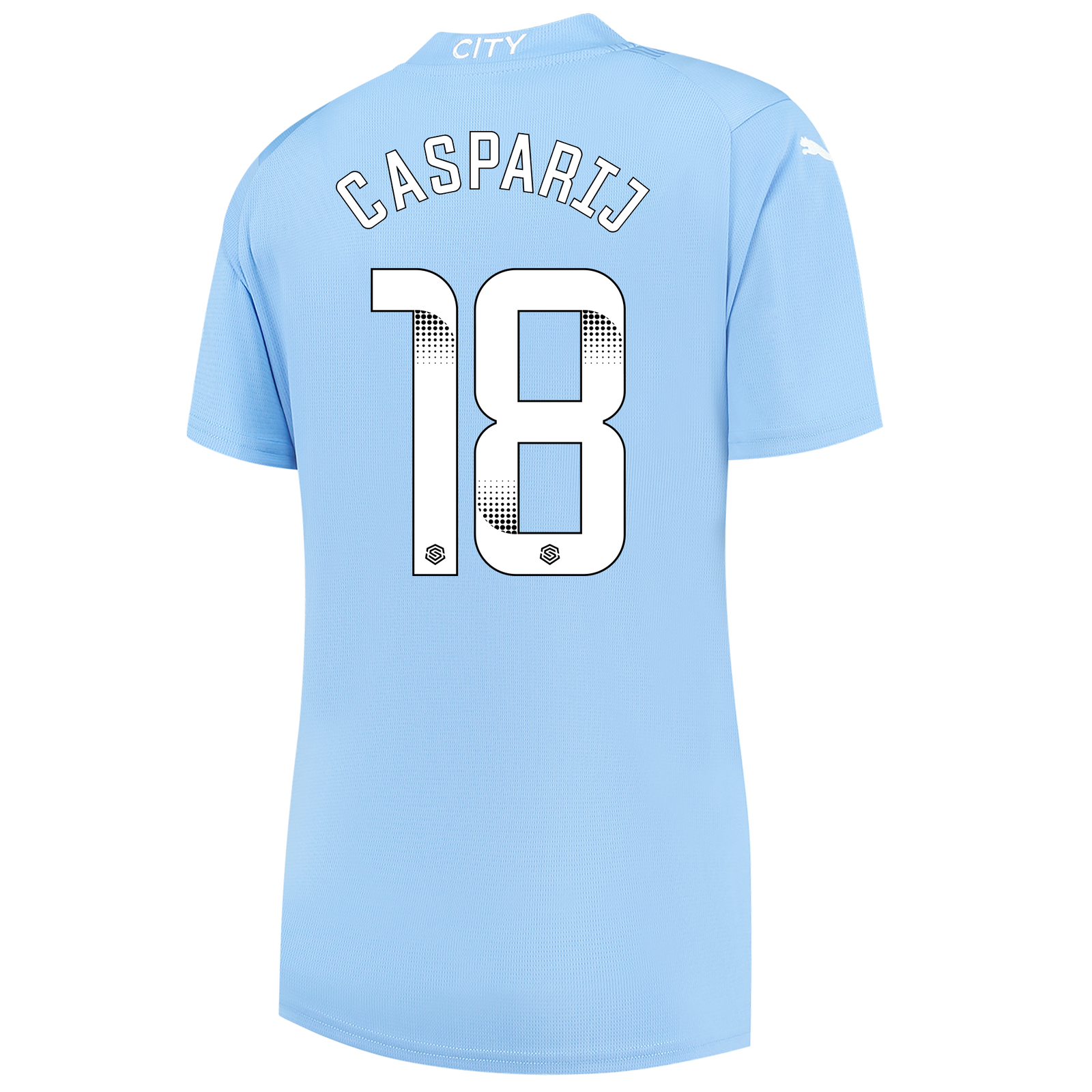 Women s Manchester City Home Jersey 2023 24 With CASPARIJ 18 Printing women-s-manchester-city-home-jersey-2023-24-with-casparij-18-printing